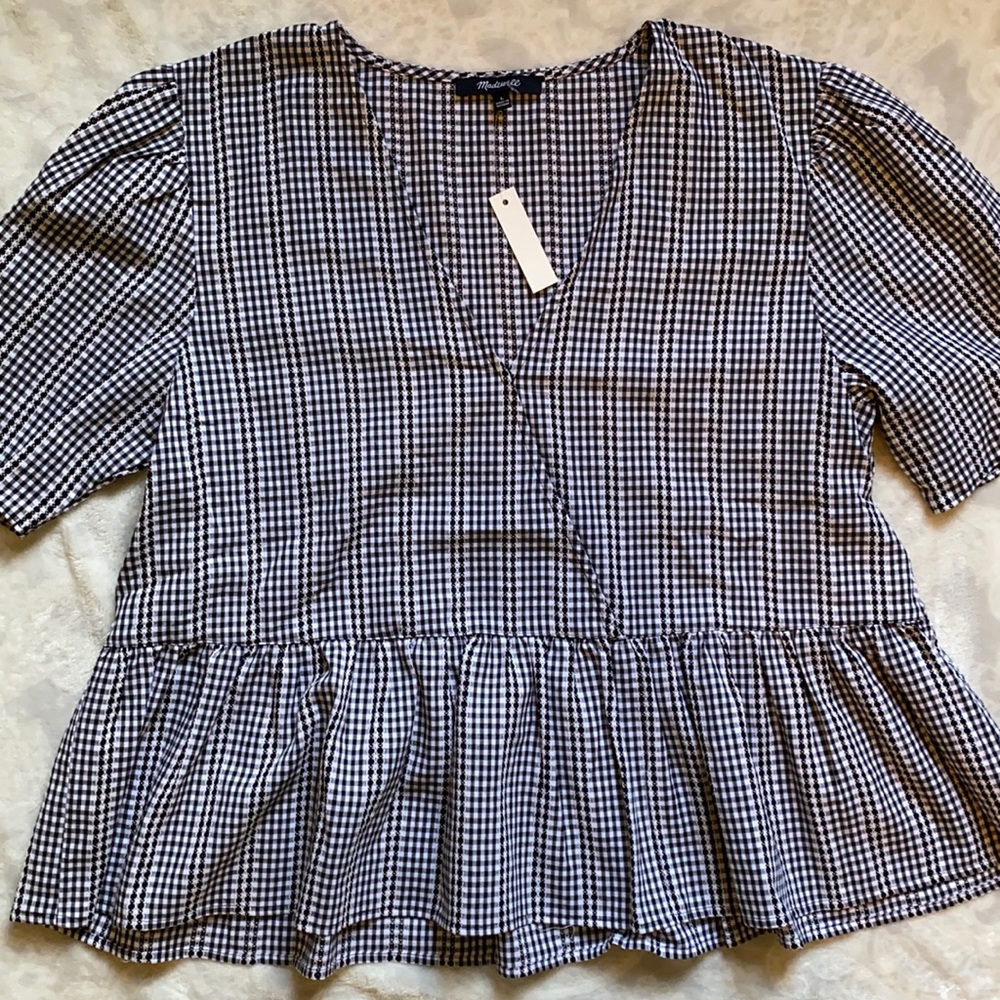 Madewell Gingham Top
